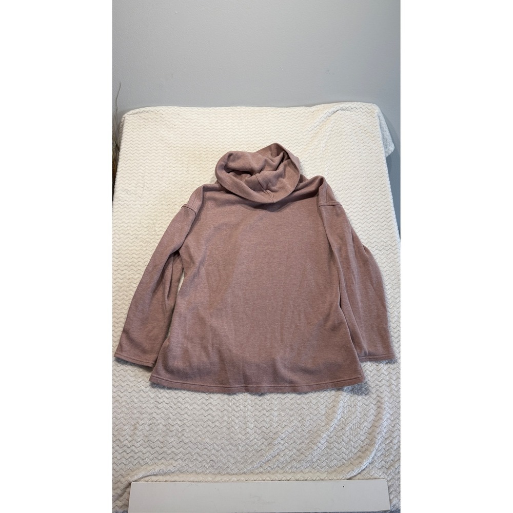 Burton Ellmore PO Cowl Neck Pullover Mauve Heathered Hoodie XL 19596